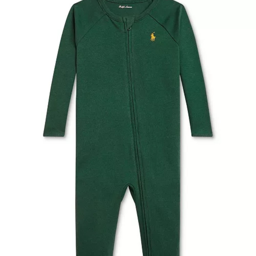Ralph Lauren Forest Green Kids Footie